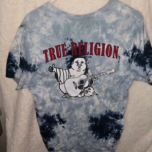True Religion Buddha Tye Dye Medium Mens Shirt. Good condition.